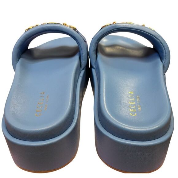 Cecelia Ming Platform in Light Blue NWB Size 9 1/2 - Picture 3 of 10